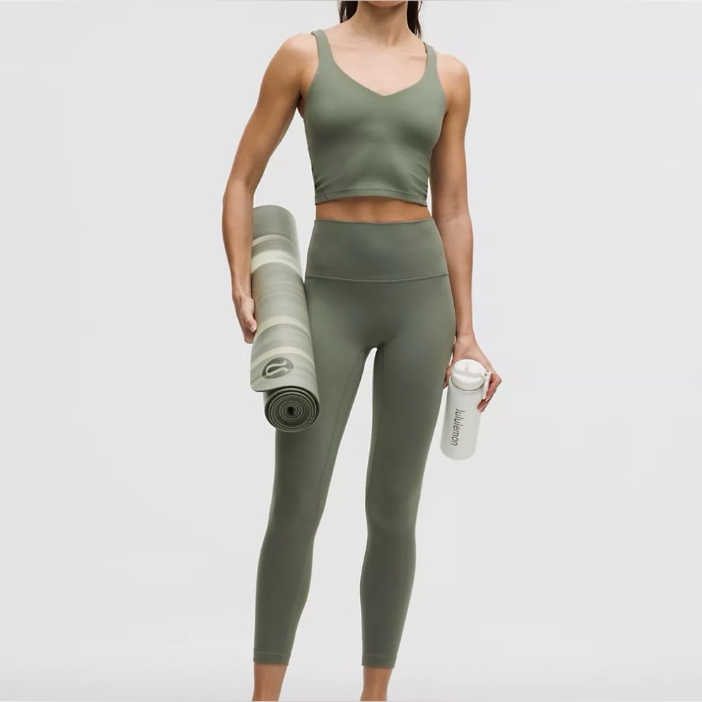 Lululemon olive green align pants size 4